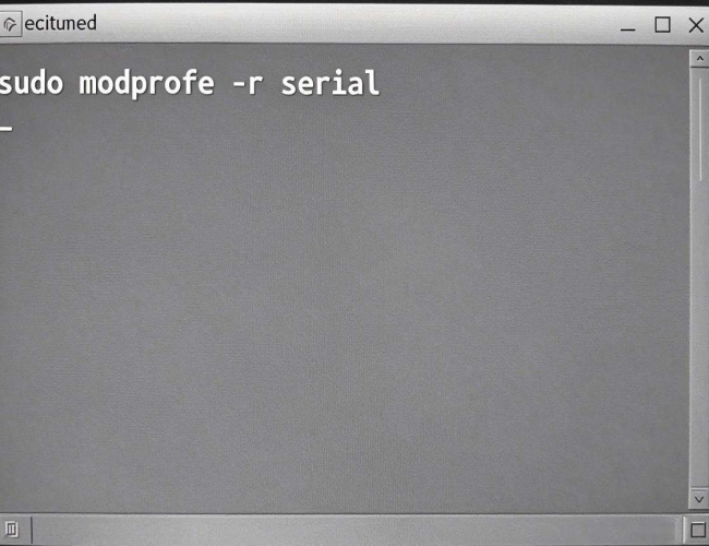 如何去掉Linux串口驱动 如何去掉Linux串口驱动