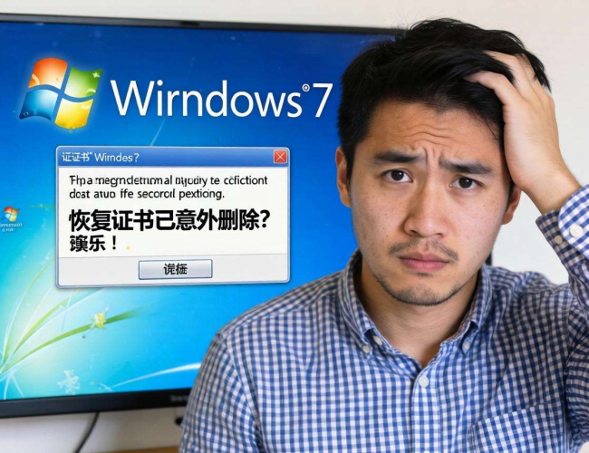 Windows7证书被删除？教你轻松解决的实用办法