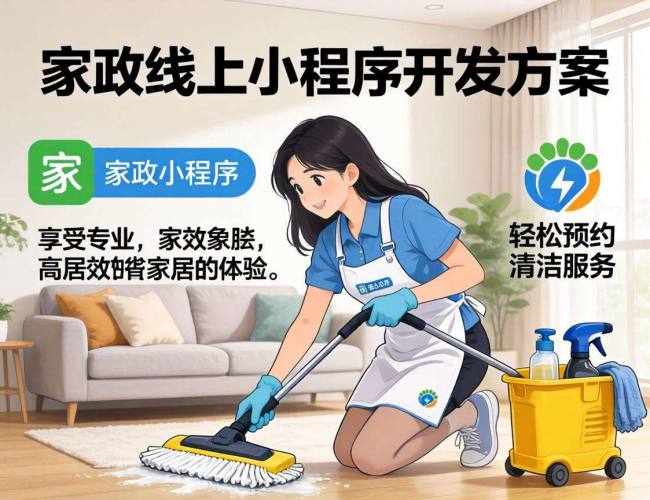 家政线上小程序开发方案：打造便捷高效家政服务新平台