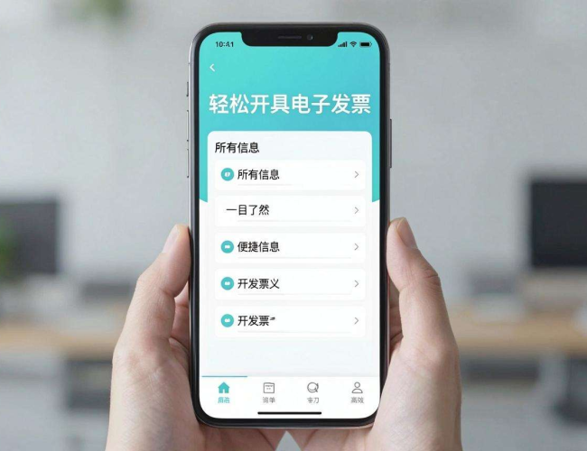 手机app开发票全攻略：轻松几步，开启便捷开票新体验