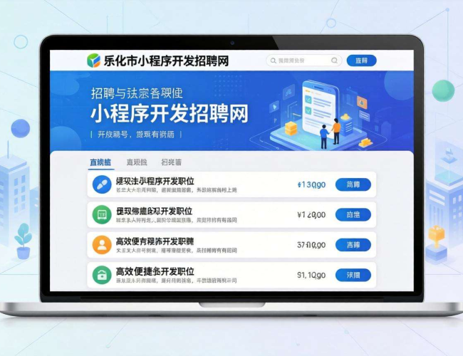 敦化市小程序开发招聘网:汇聚人才,开启开发新征程 敦化市小程序开发招聘网:汇聚人才,开启开发新征程
