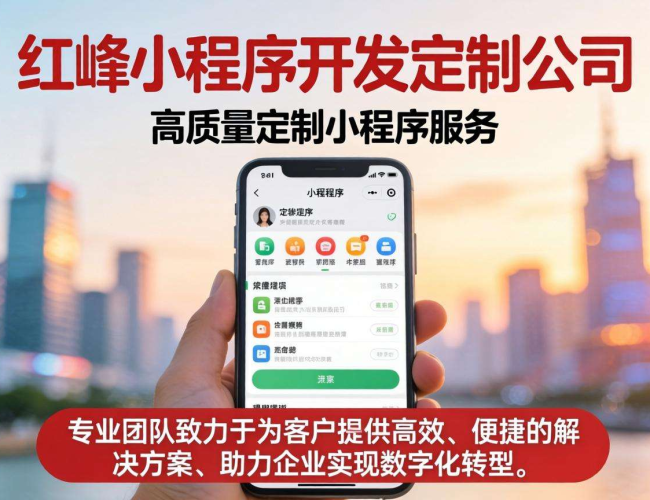 赤峰小程序开发定制公司,为企业打造专属高效小程序方案 赤峰小程序开发定制公司,为企业打造专属高效小程序方案