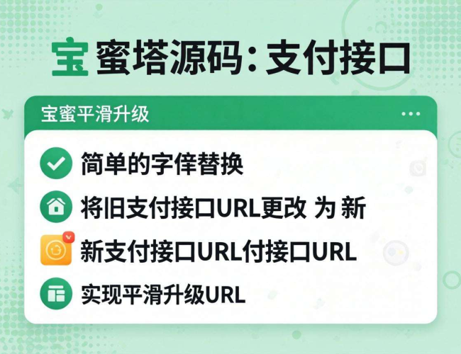 宝塔源码换支付接口的方法及可行途径探讨