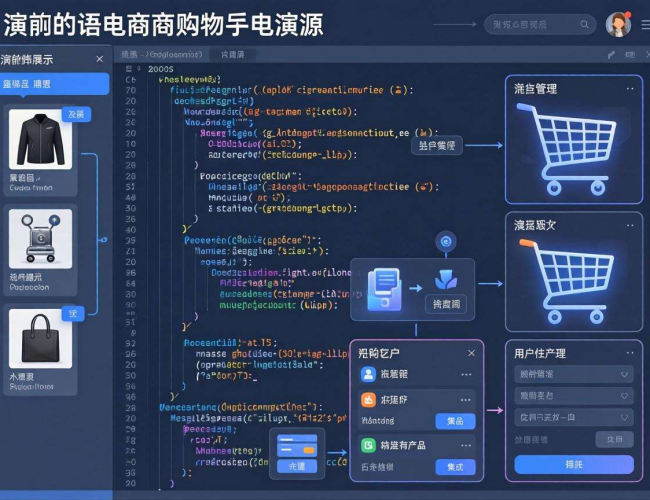购物系统源码出售，功能完备助你快速搭建电商平台