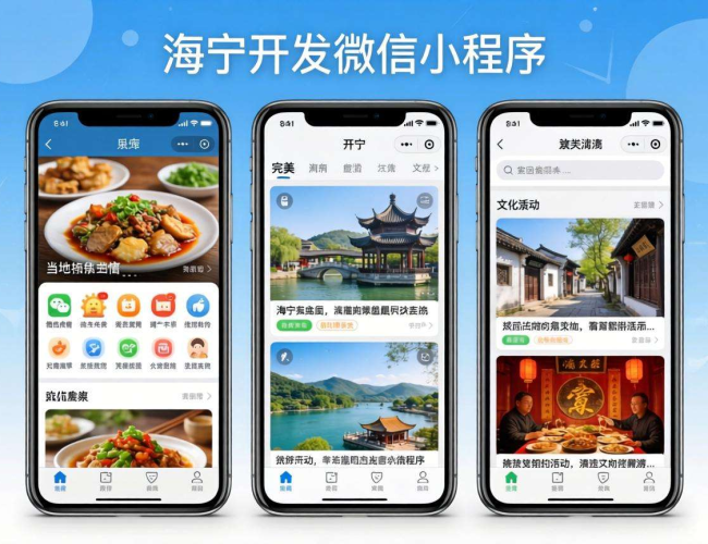 海宁开发微信小程序，开启本地商业数字化营销新征程