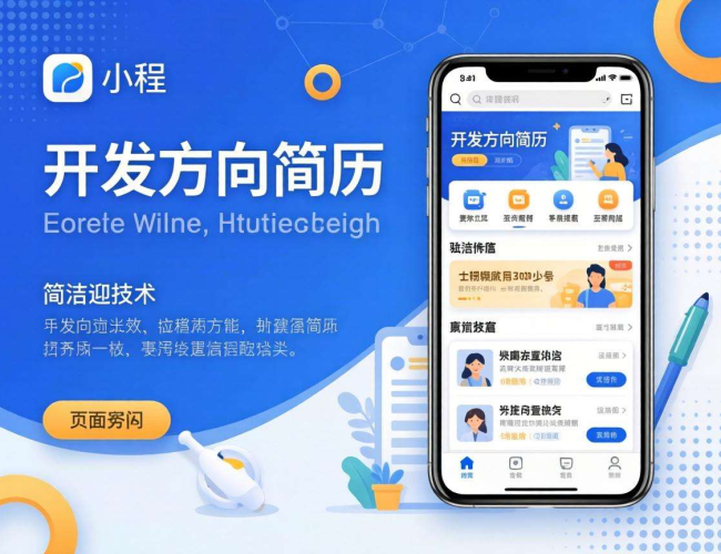 小程序开发方向简历：突出技能与经验，开启理想职业新征程