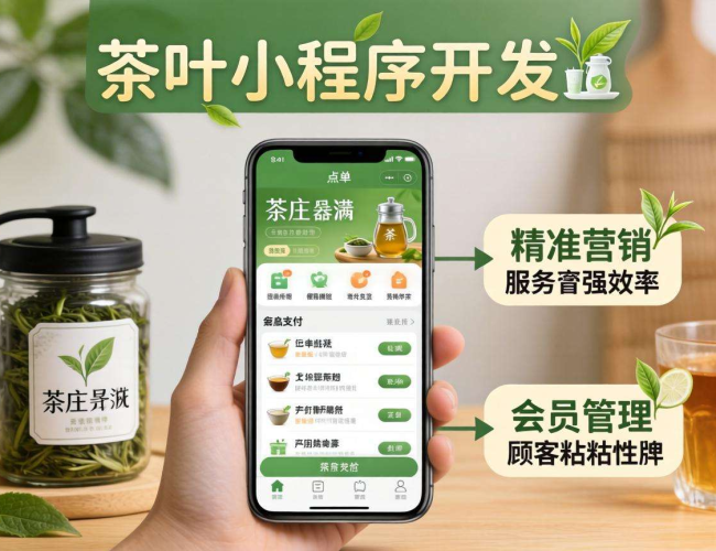 茶叶小程序开发好处多，提升销售、服务与品牌竞争力