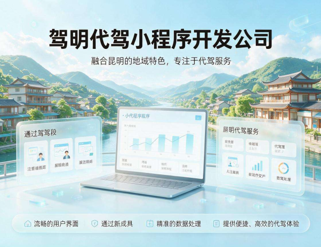 昆明代驾小程序开发公司:专业打造便捷代驾服务平台 昆明代驾小程序开发公司:专业打造便捷代驾服务平台