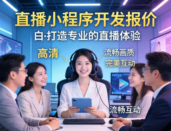 海口直播小程序开发报价详情，一文带你了解行情