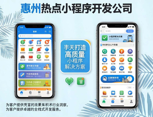 惠州热点小程序开发公司：创新技术赋能，引领行业新潮流