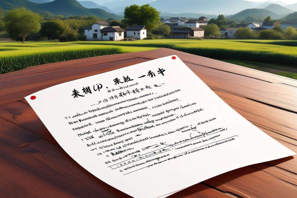 村民之间合同的书写要点及注意事项
