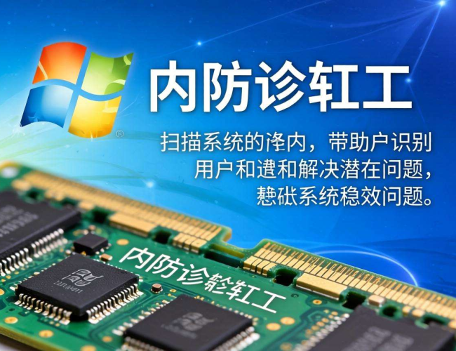 电脑Windows内存诊断工具的用途及对系统性能的重要意义 电脑Windows内存诊断工具的用途及对系统性能的重要意义