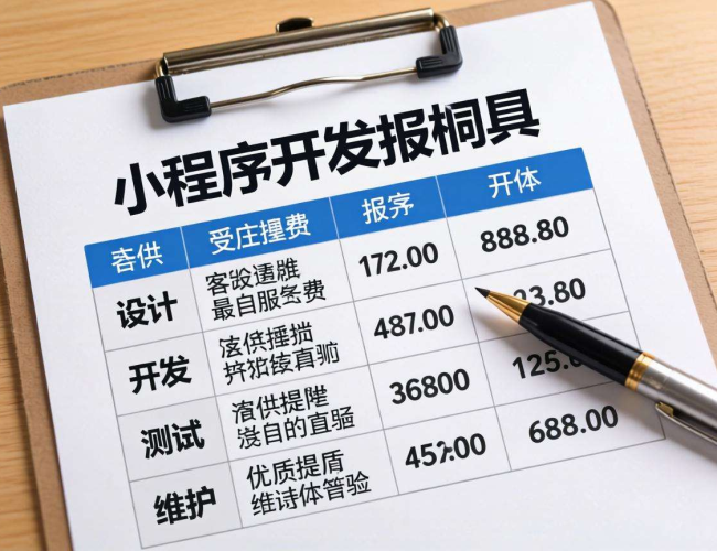 个人小程序开发报价：精准定价，开启低成本高效开发之路