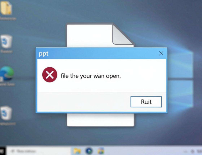 PPT出现Windows应用程序错误怎么办？这些方法助你解决