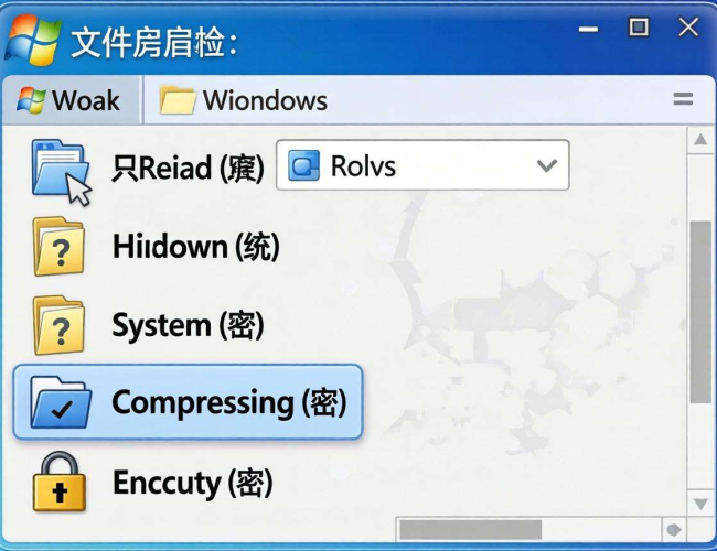 Windows系统中哪些特征不属于文件属性，一文带你了解