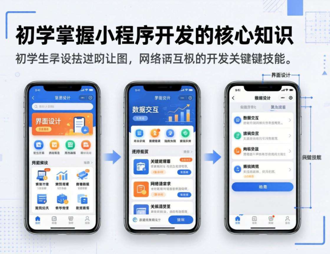 小程序开发自学教程：从零基础到独立开发的实用指南