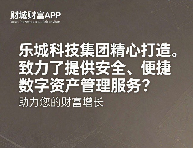 探秘乐城财富app开发者 哪家公司打造金融新宠? 探秘乐城财富app开发者 哪家公司打造金融新宠?