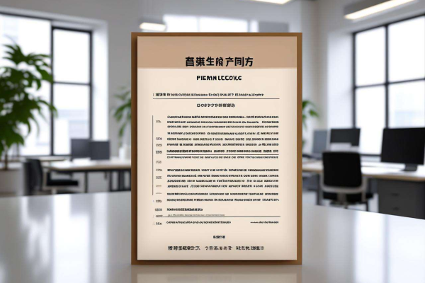 工厂生产产品合同范本：涵盖关键条款与详细模板的实用指南