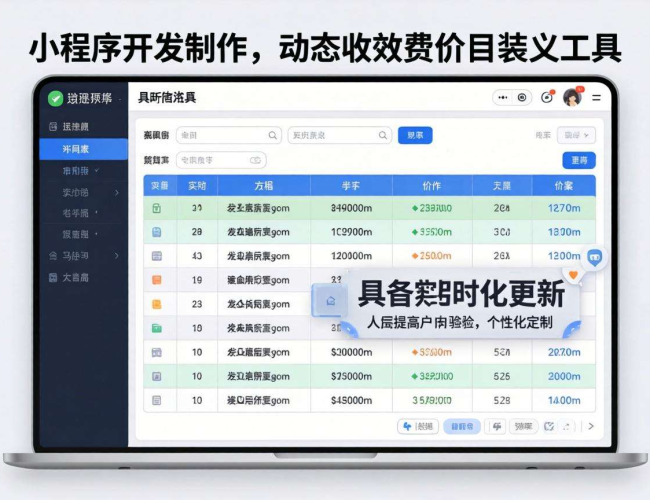 小程序开发收费价目表制作工具：高效打造精准价目表的利器