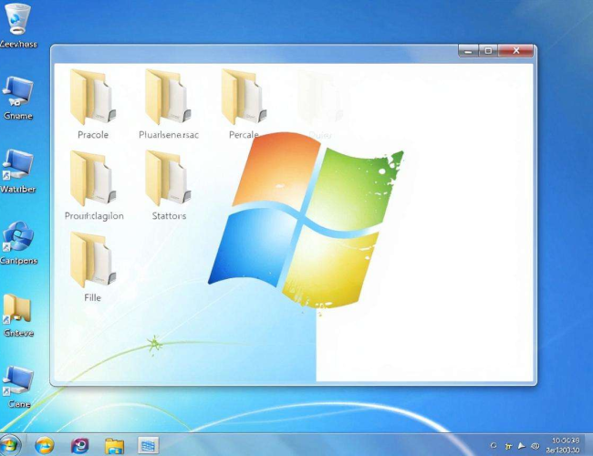Windows7设置桌面文件夹为主题的方法