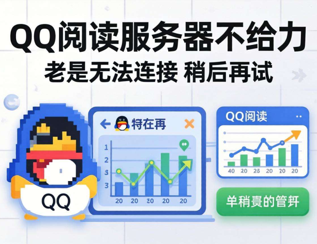 QQ阅读总提示服务器不给力？背后原因大揭秘