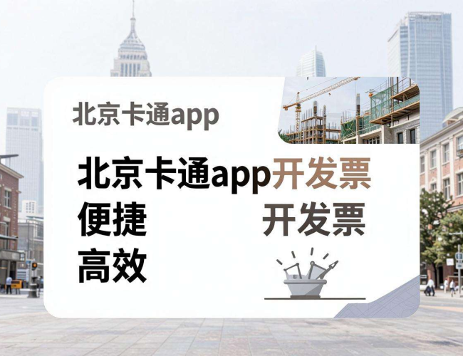 北京一卡通app开发票时长究竟几何?快来一探究竟 北京一卡通app开发票时长究竟几何?快来一探究竟