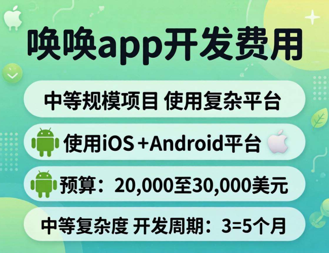 唤唤app开发费用揭秘：究竟需要花多少钱？