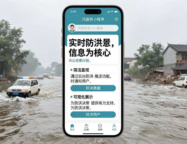 防汛服务小程序开发思路:功能规划、技术实现与应用前景 防汛服务小程序开发思路:功能规划、技术实现与应用前景