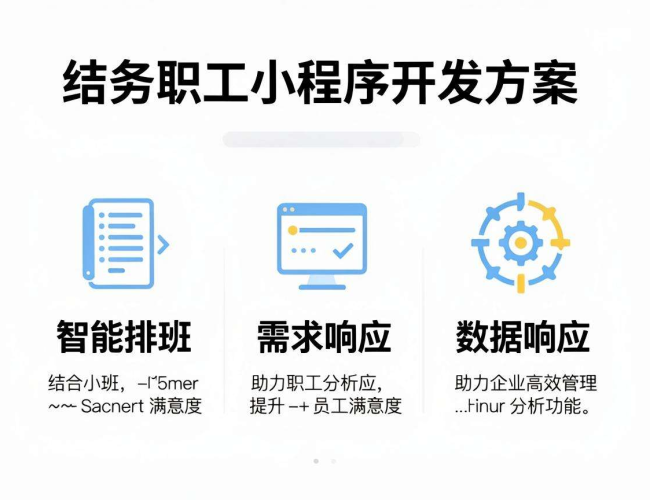 服务职工小程序开发方案:打造便捷高效的职工服务新平台 服务职工小程序开发方案:打造便捷高效的职工服务新平台