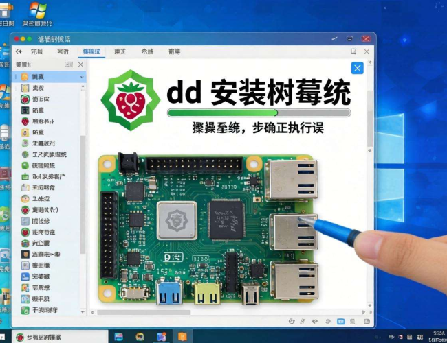 Windows系统下用dd工具安装树莓派系统的详细操作