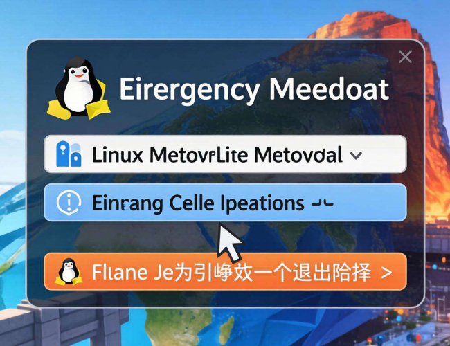 Linux进入应急模式后如何退出?方法大揭秘 Linux进入应急模式后如何退出?方法大揭秘