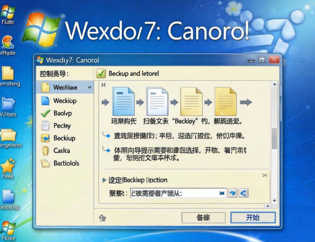 Windows7数据备份操作方法全解析