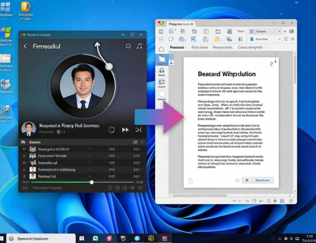 Windows10桌面分屏教程，轻松实现多窗口同时操作