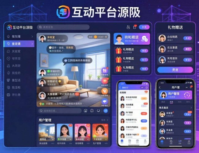 直播互动平台源码揭秘：开启高效搭建直播平台新路径