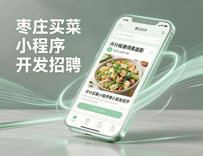 枣庄买菜小程序开发招聘啦!快来加入,一起开启买菜新变革! 枣庄买菜小程序开发招聘啦!快来加入,一起开启买菜新变革!