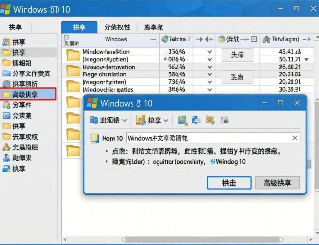 Windows10打开共享文件夹权限的方法与操作要点