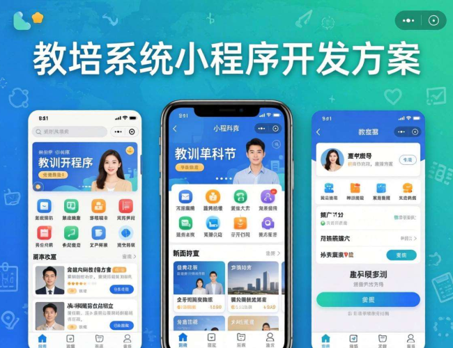 教培系统小程序开发方案:功能设计、技术选型与实施策略 教培系统小程序开发方案:功能设计、技术选型与实施策略