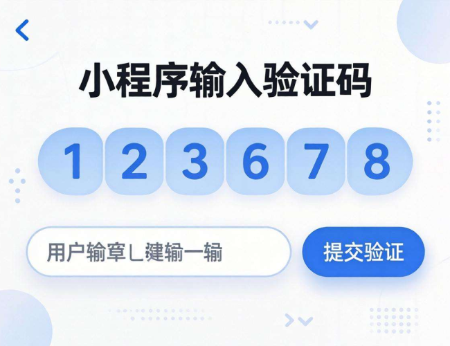 小程序开发：验证码输入功能的实现与优化策略