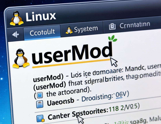 Linux系统usermod命令:用户账户管理的实用利器 Linux系统usermod命令:用户账户管理的实用利器