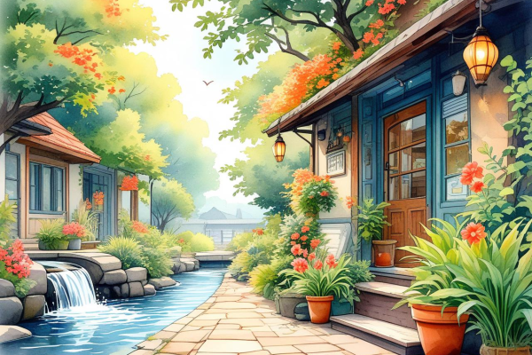 五堰河边上洗脚处，探寻那些好玩之地
