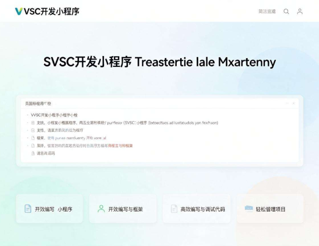 VSC 开发小程序全攻略：从入门到精通，开启高效编程之旅